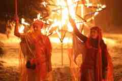 Waldweihnacht der Stiftung Waldwewelten am 15.12.2012 im Forstbotanischen Garten Eberswalde.